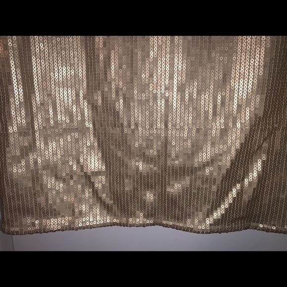 Gold Sequin Top SZ XS - Picture 6 of 7